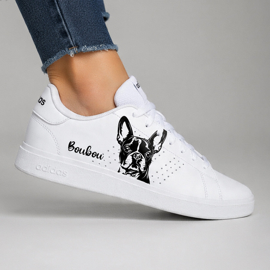Baskets Adidas customisées pour adulte, création unique peinte à la main par Mes Baskets Custom