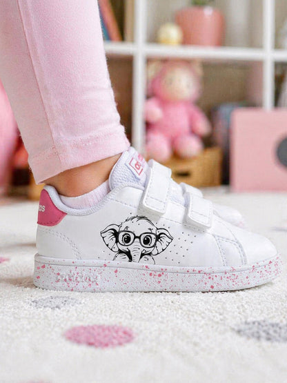 baskets adidas custom pour enfant personnalisé avec prénom et dessin