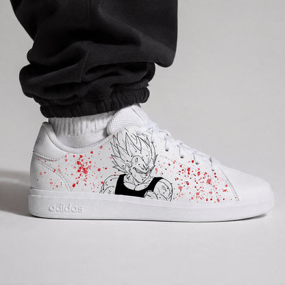 Chaussures Adidas manga uniques pour homme, design Vegeta DBZ haute qualité